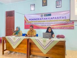 Berikut adalah teks berita tentang kegiatan peningkatan kapasitas pamong Kalurahan Pampang